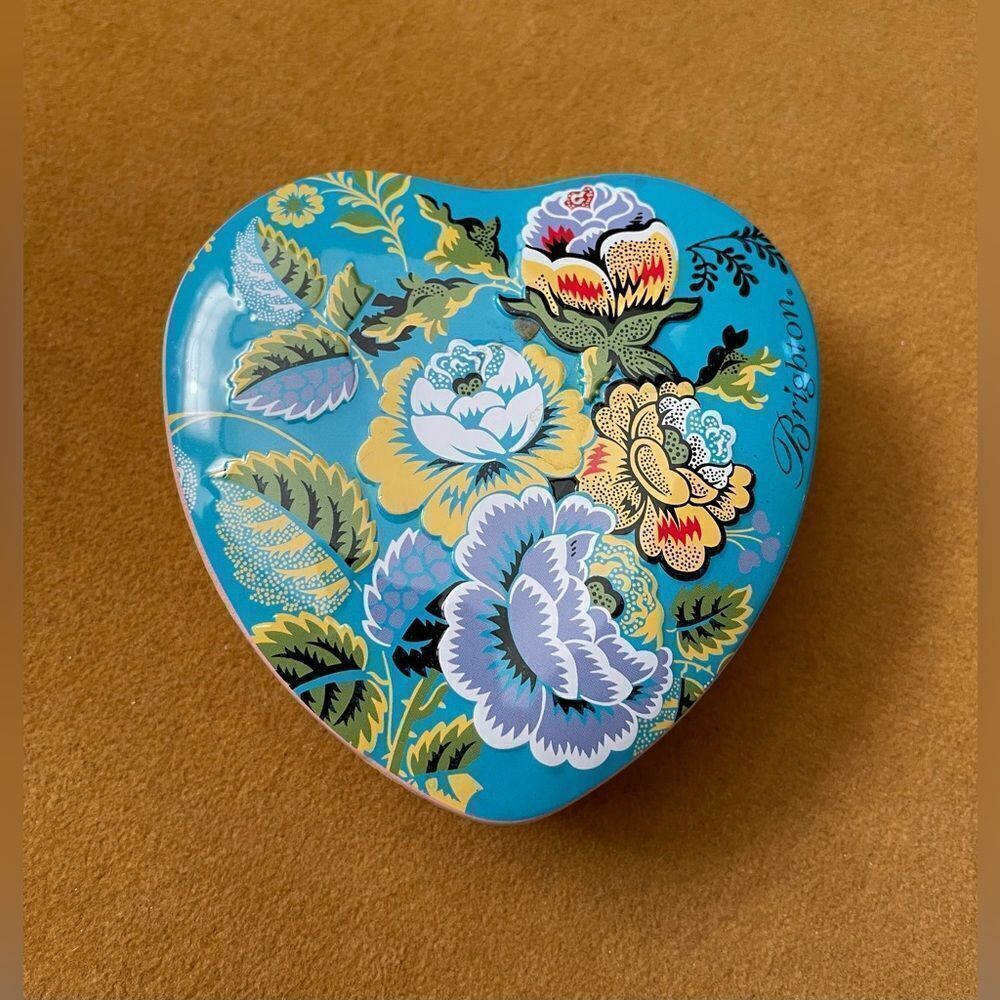 Brighton Jewelry Tin Heart Gift Trinket Box